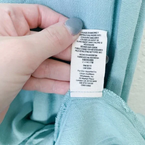 Free People Light Blue Long Sleeve Tunic - Picture 8 of 11